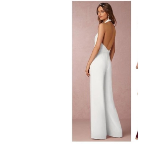 IBTOM CASTLE, Women's wide leg sexy high waist, halter top Romper with pockets - Picture 2 of 15